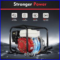 2 Inch Petrol High Flow Water Pump 6.5HP 3600RPM 4 Stroke Gas Powered Pond Pump