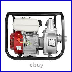 2 Inch Petrol High Flow Water Pump 6.5HP 3600RPM 4 Stroke Gas Powered Pond Pump