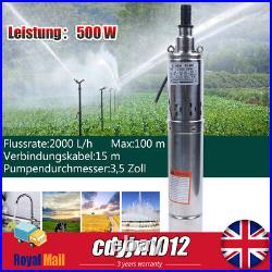 3.5 Stainless Steel Deep Well Pump Submersible Water Pump Irrigation Pond Farm