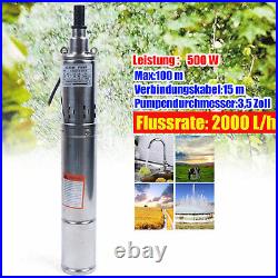 3.5 Stainless Steel Deep Well Pump Submersible Water Pump Irrigation Pond Farm