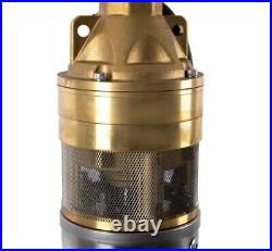 4 Deep Well Borehole Submersible Pump Clean Water Stainless Steel 750W 60M Head