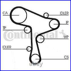 Continental Ctam Ct1168k5 Tooth Belt Set For Skoda Vw