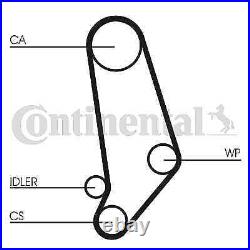 Continental Ctam Ct660wp1 Water Pump + Dental Belt Set For Audi Vw