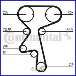 Continental Ctam Ct873wp4 Water Pump + Dental Belt Set For Opel Vauxhall