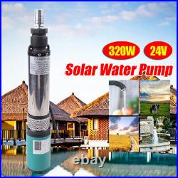 DC 24V 320W Solar Power Water Pump Deep Well Submersible Water Pump 5m³/h