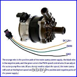 Electric 12V 100W High-flow Brushless Cooling Water Pump With PWM Signal Generator