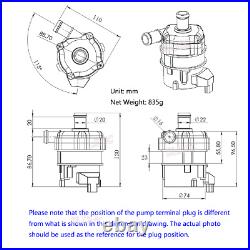 Electric 12V 100W High-flow Brushless Cooling Water Pump With PWM Signal Generator