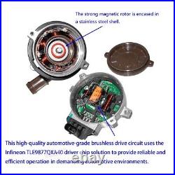 Electric 12V 100W High-flow Brushless Cooling Water Pump With PWM Signal Generator