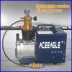 Electric Compressor Pump 4500psi 300bar PCP Water Cooling High Pressure Air Pump