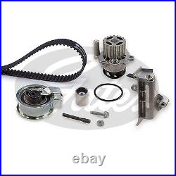 Gates Kp25569xs-4 Water Pump + Tooth Belt Set For Skoda