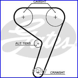 Gates Kp35669xs Water Pump + Dental Belt Set For Ford Ford Australia