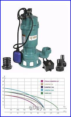 HEAVY DUTY Sewage & Water Pump for Septic Tanks too 2 1500watt 18m head