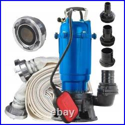 Heavy Duty Submersible Flood Pond Waste Cesspit Sump Sewage Dirty Water Pump 50m