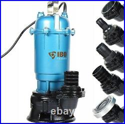 Heavy Duty Submersible Flood Pond Waste Cesspit Sump Sewage Dirty Water Pump 50m