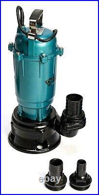 Heavy Duty Submersible Flood Pond Waste Cesspit Sump Sewage Dirty Water Pump 50m