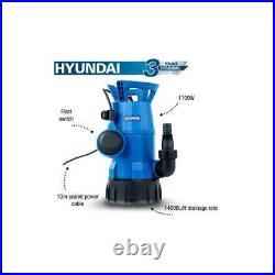 Hyundai HYSP1100CD Submersible Water Pump Dirty Water 1100 Watt 240v