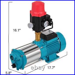 New 1 Centrifugal Pump Water Booster Pump 1300W Garden Pump 9.8 Bar 4000L/H