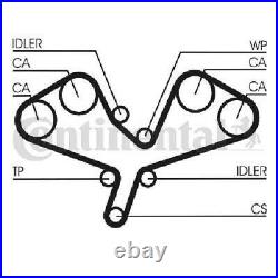 Original CONTINENTAL CTAM timing belt set CT1068K1 for Audi