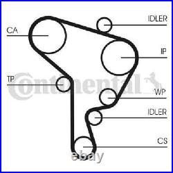 Original CONTINENTAL CTAM water pump + timing belt set CT1044WP2 for SEAT SKODA