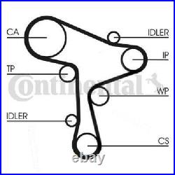 Original CONTINENTAL CTAM water pump + timing belt set CT1168WP3 for SEAT SKODA