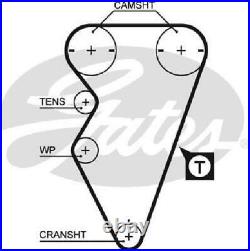Original GATES water pump + timing belt set KP15238XS for FSO Lotus MG Rover