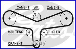 Original GATES water pump + timing belt set KP1TH15557XS-1 for Audi SKODA VW