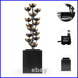 Outdoor Indoor Water Fountain Pump Ornamental 7 W 15 L Resrvoir Decor 10 M Cable