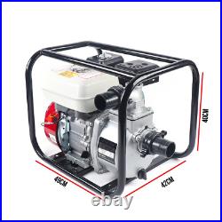 Petrol Water Pump 3 6.5HP 4 Stroke Engine 950 Litres Per Min Crytec Power