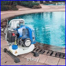 Petrol Water Transfer Pump 43cc For Garden Pond Pool Irrigation, Flood Drainage