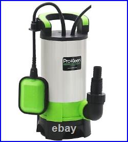 ProKleen Submersible Electric Water Pump 1100w 10M Heavy Duty Hose Clean Dirty