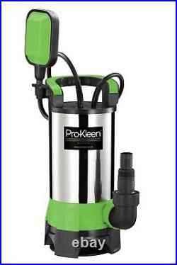 ProKleen Submersible Electric Water Pump 1100w 10M Heavy Duty Hose Clean Dirty