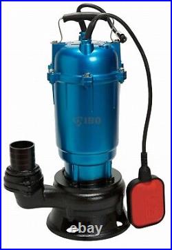 Submersible Sewage FLOOD Water Drain Septic Sump Cesspool Grinding Pump 10m Hose