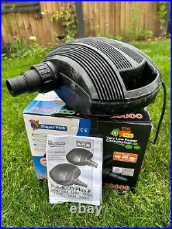 SuperFish Pond ECO Plus E 20000 150W, Water Pump, Ideal for Koi and Fish Ponds