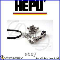 WATER PUMP + WEDGE RIB BELT SET FOR PEUGEOT 508/SW 308/CC/Combi/II PARTNER