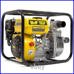 Wolf 2 Petrol Driven Water Pump 6.5HP for Clean and Dirty Water Flood Pool Pond